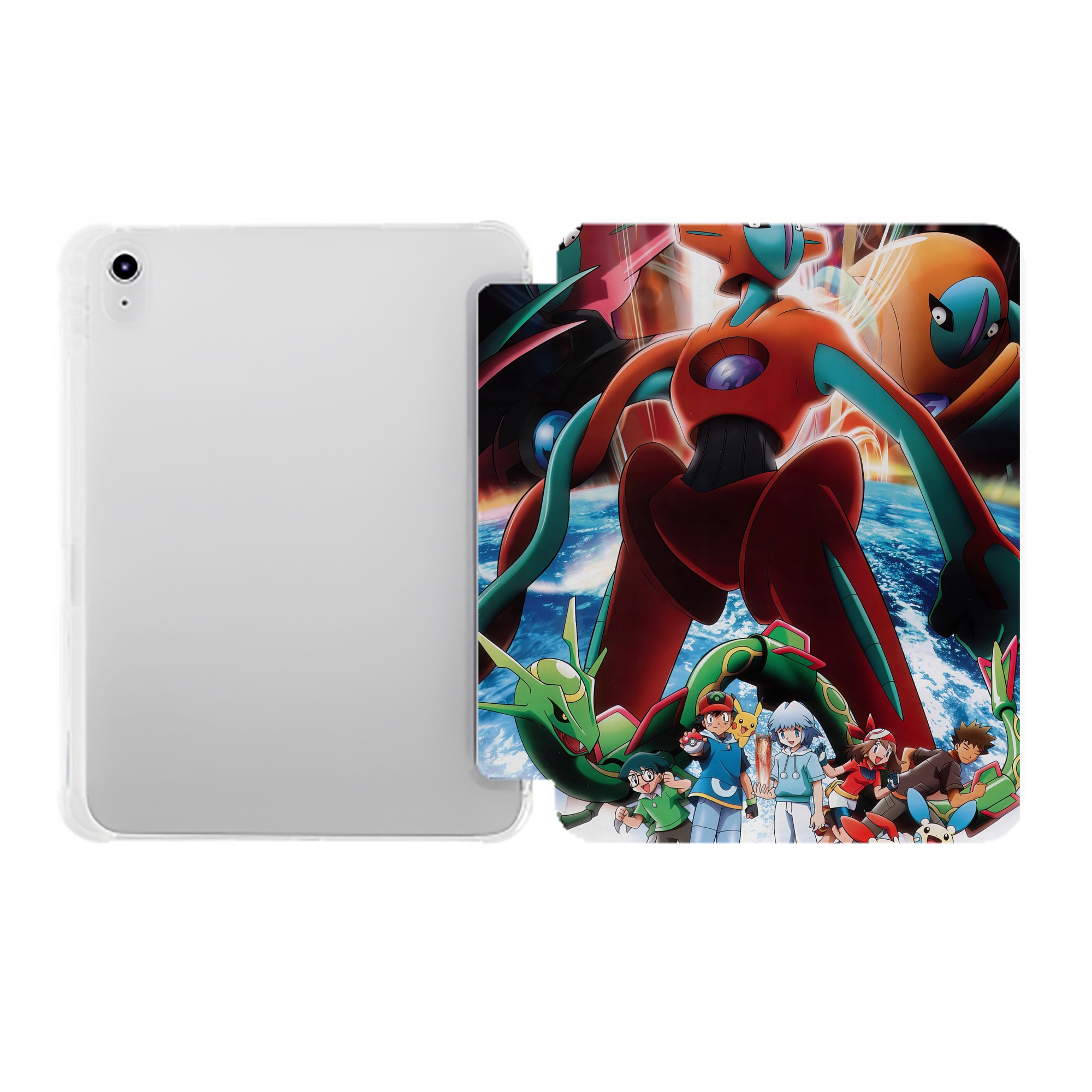 （画像用） ポケットモンスター Pokémon IPad ケース ペン収納付き 三つ折りスタンド PUレザー×シリコン 対応機種9.5/10.5/10.9インチ